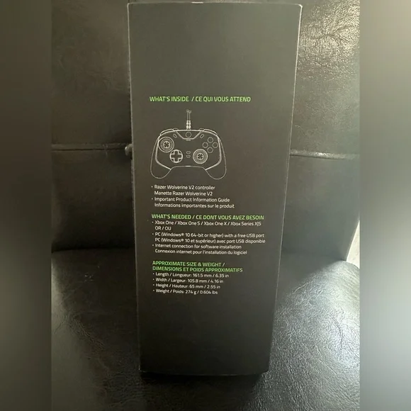 NEW..!! XBOX wired gaming controller.!! With its original sealed. Unopened.!!